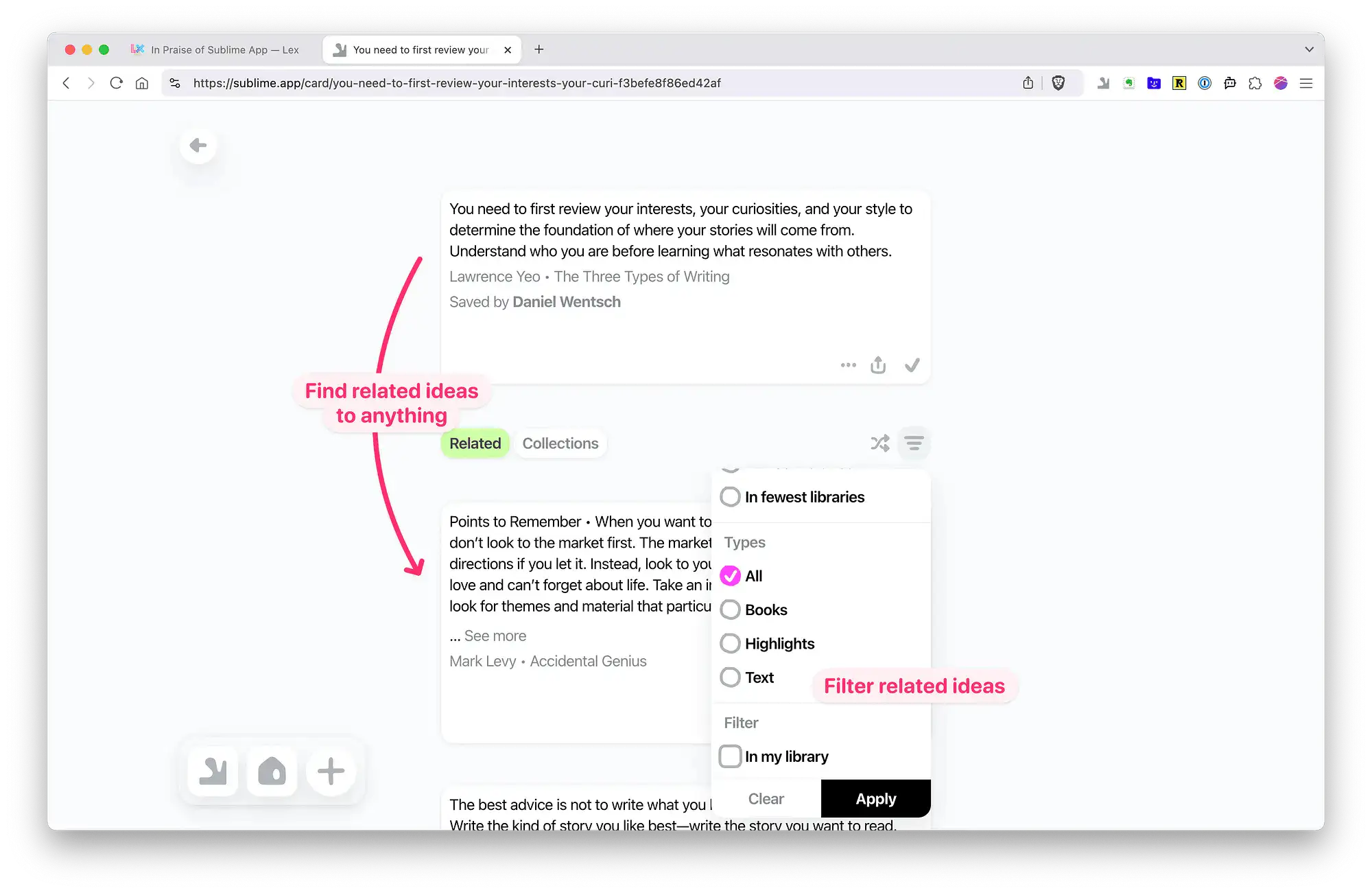 In Praise of Sublime App